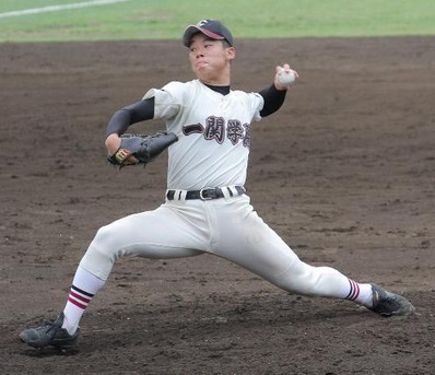 岩手の優勝候補！一関学院のエース・佐藤投手のグラブはウィルソン