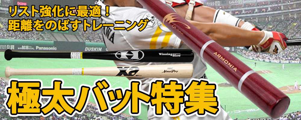 打撃好調のライオンズ森選手も使用する極太バット！